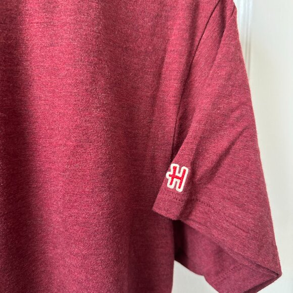 (2) Homage "Go To" T Shirts (1 Maroon, 1 Red) Size L - Picture 4 of 7